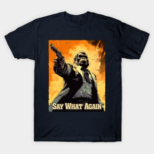 Say What Again - Kong Fiction - Vintage Comic Gorilla T-Shirt